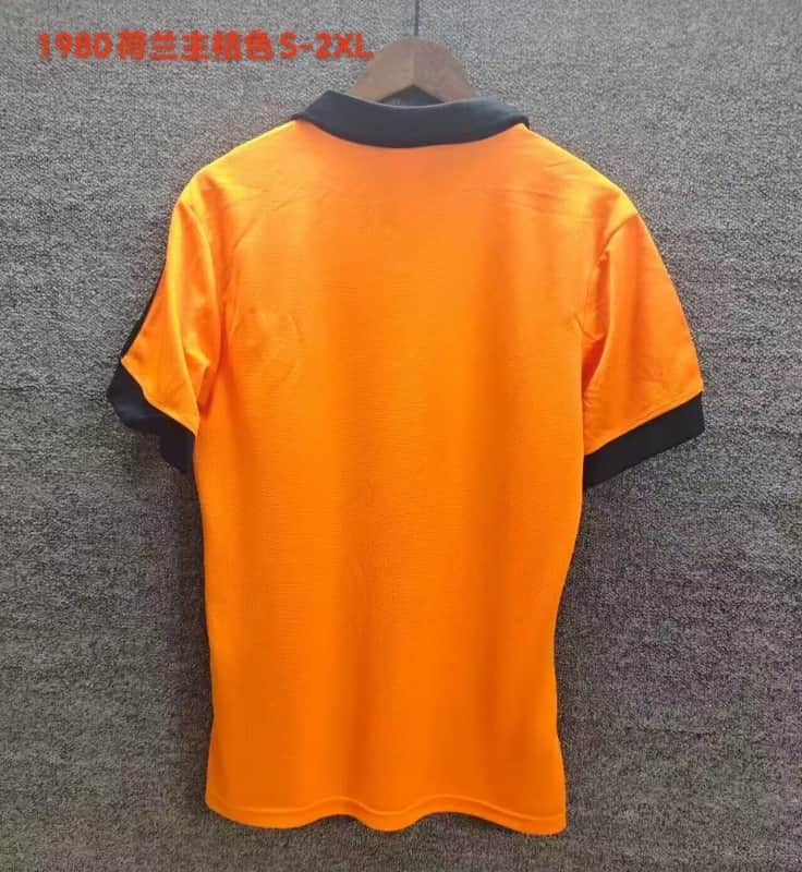 AAA Quality Netherlands 1980 Home Retro Soccer Jersey