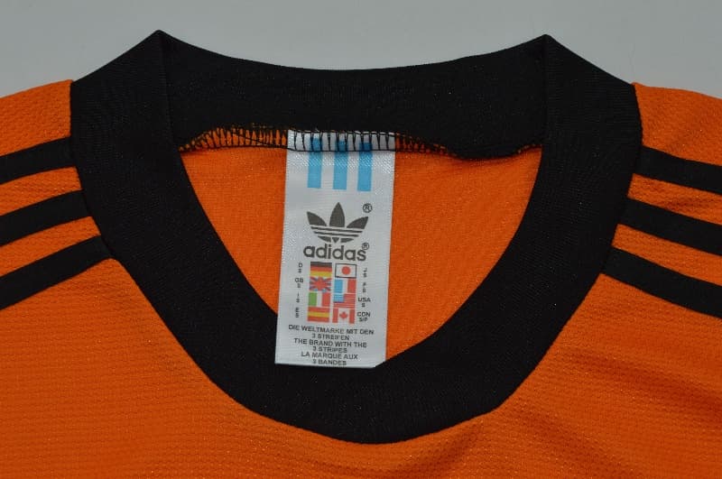 AAA Quality Netherlands 1980 Home Retro Long Sleeve Soccer Jersey