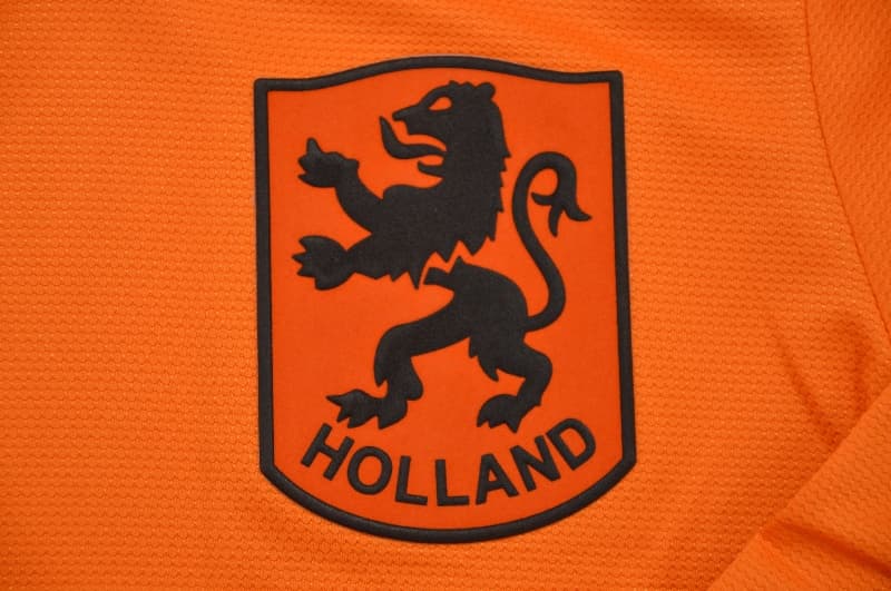 AAA Quality Netherlands 1980 Home Retro Long Sleeve Soccer Jersey