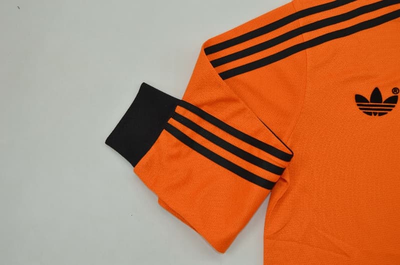 AAA Quality Netherlands 1980 Home Retro Long Sleeve Soccer Jersey