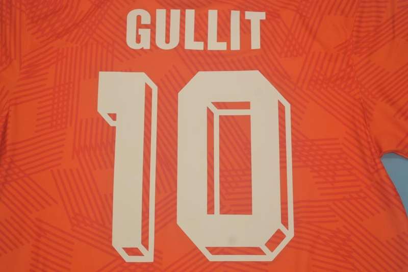 Netherlands Soccer Jersey Home Retro Replica 1991