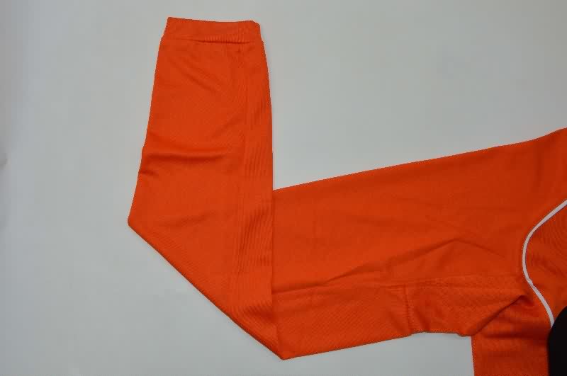 AAA Quality Netherlands 2004 Home Retro Long Sleeve Soccer Jersey