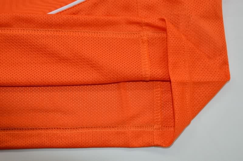 AAA Quality Netherlands 2004 Home Retro Long Sleeve Soccer Jersey