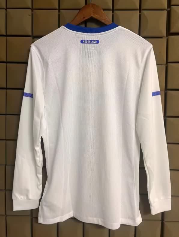 AAA Quality Netherlands 2010 Away Long Sleeve Retro Soccer Jersey