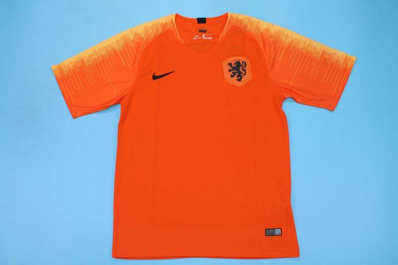 Netherlands Soccer Jersey Home Retro Replica 2018