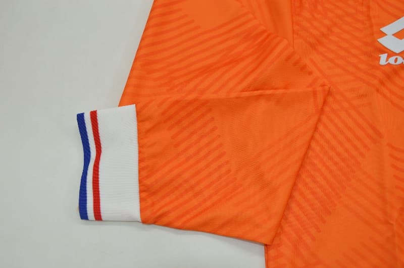AAA Quality Netherlands 1991/93 Home Retro Long Sleeve Soccer Jersey