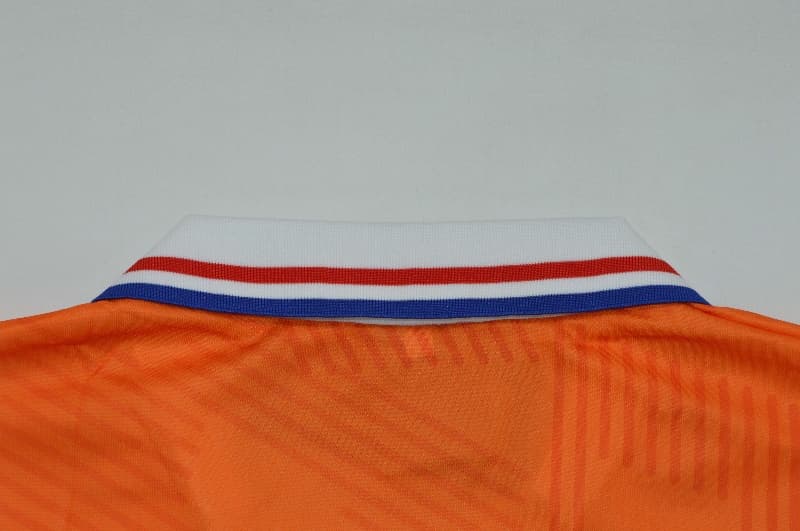 AAA Quality Netherlands 1991/93 Home Retro Long Sleeve Soccer Jersey