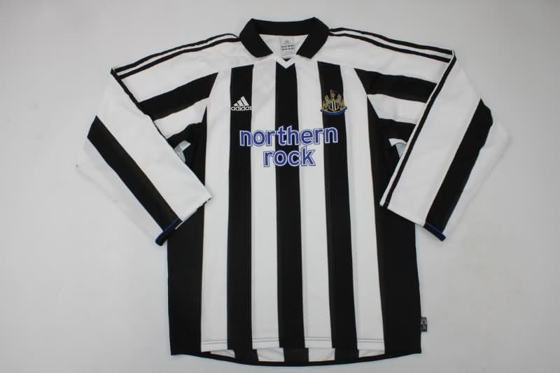 Newcastle United Soccer Jersey Home Long Retro Replica 2003/05 Newcastle United Soccer Jersey Home Long Retro Replica 2003/05