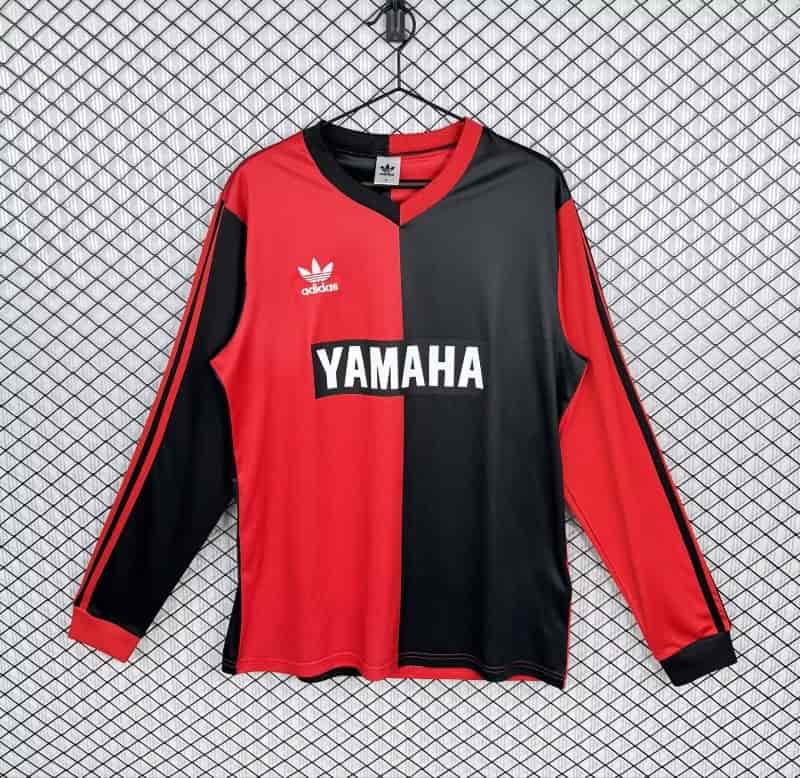 AAA Quality Newells Old Boy 1991/93 Home Retro Long Sleeve Soccer Jersey