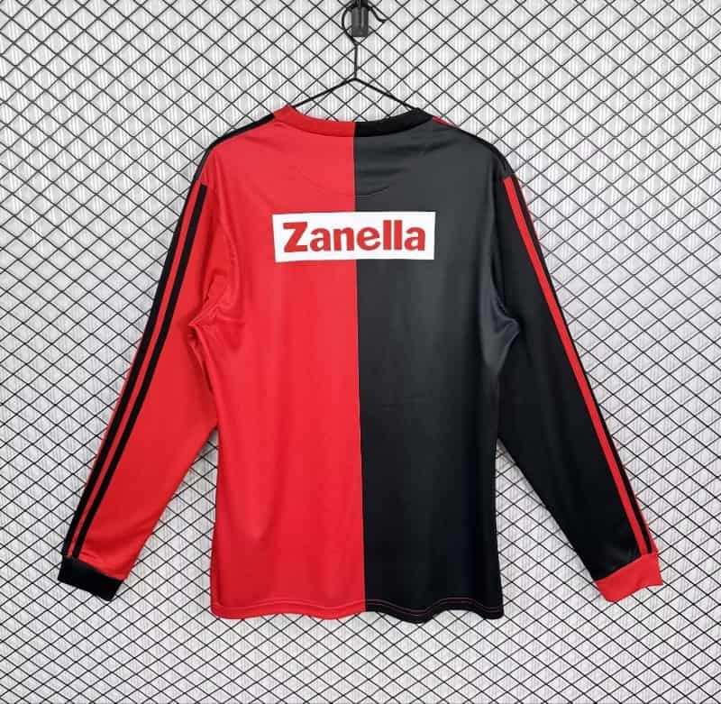 AAA Quality Newells Old Boy 1991/93 Home Retro Long Sleeve Soccer Jersey