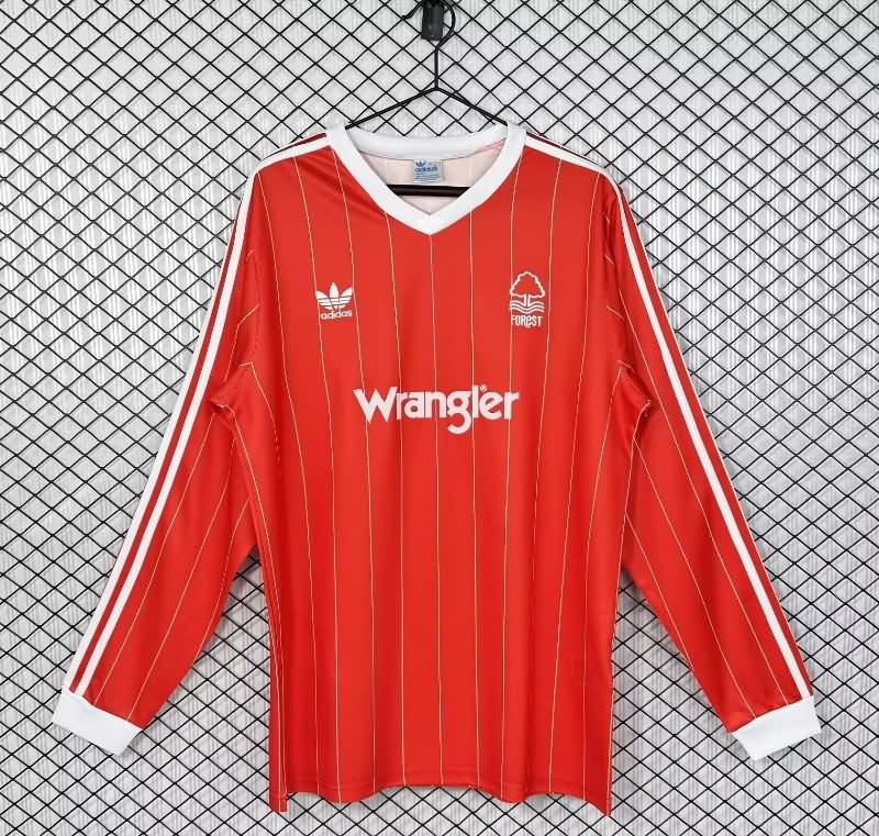 AAA Quality Nottingham Forest 1982/84 Home Retro Long Sleeve Soccer Jersey