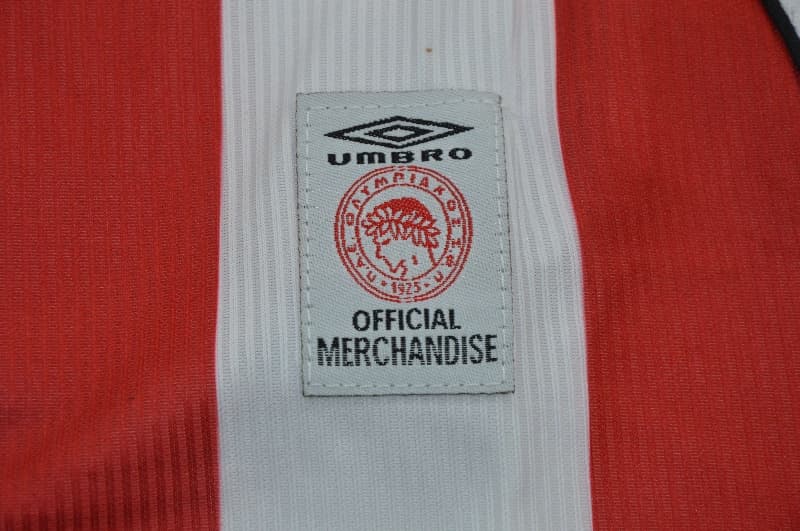 AAA Quality Olympiacos 2001/02 Home Retro Soccer Jersey