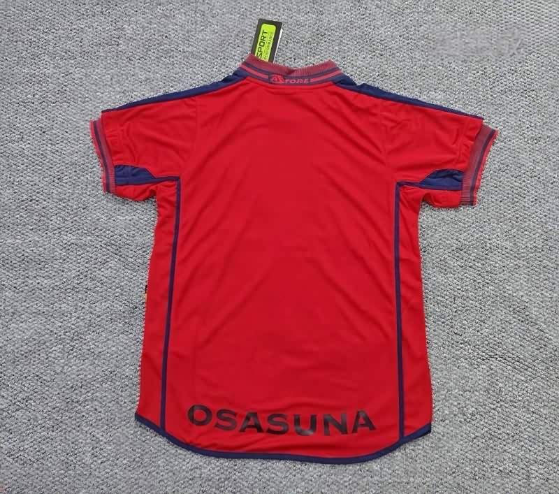 AAA Quality Osasuna 2000/01 Home Retro Soccer Jersey