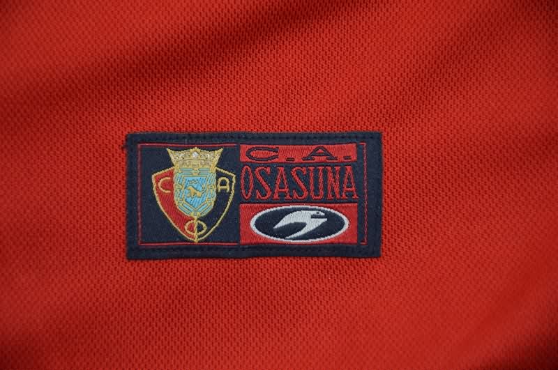 AAA Quality Osasuna 2000/01 Home Retro Soccer Jersey