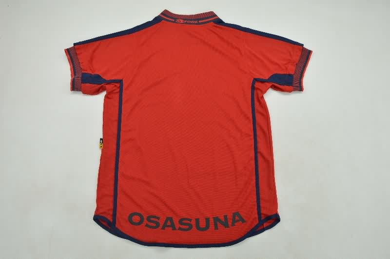AAA Quality Osasuna 2000/01 Home Retro Soccer Jersey