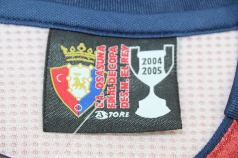 Osasuna Soccer Jersey Home Retro Replica 2004/05