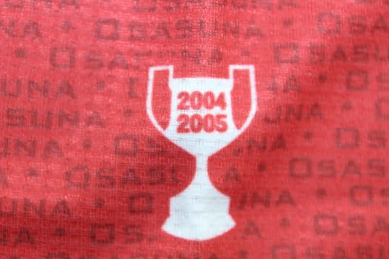 Osasuna Soccer Jersey Home Retro Replica 2004/05