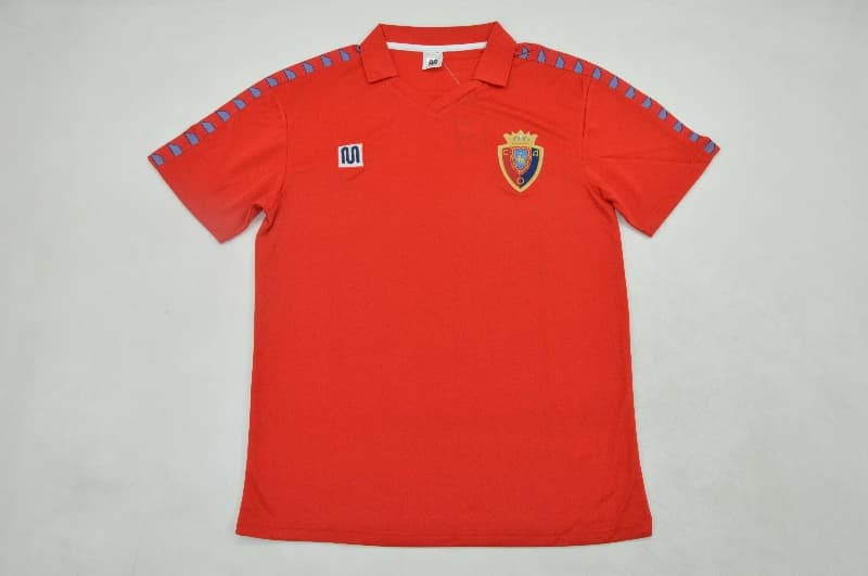 AAA Quality Osasuna 1983/84 Home Retro Soccer Jersey AAA Quality Osasuna 1983/84 Home Retro Soccer Jersey