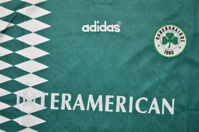 AAA Quality Panathinaikos 1995/96 Home Retro Soccer Jersey