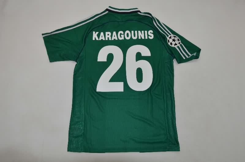 AAA Quality Panathinaikos 1998/99 Home Retro Soccer Jersey