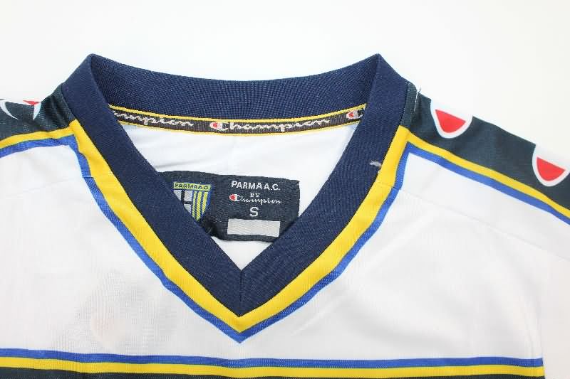 AAA Quality Parma 2002/03 Away Retro Long Sleeve Soccer Jersey