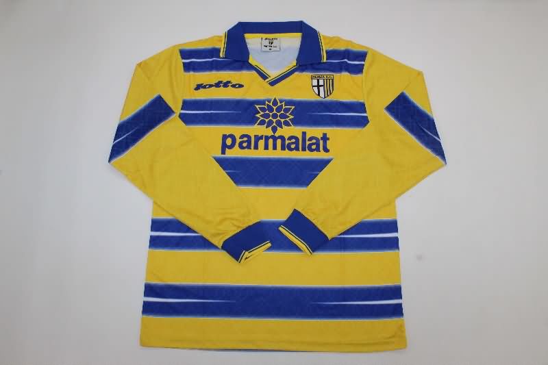 AAA Quality Parma 1998/99 Home Retro Long Sleeve Soccer Jersey