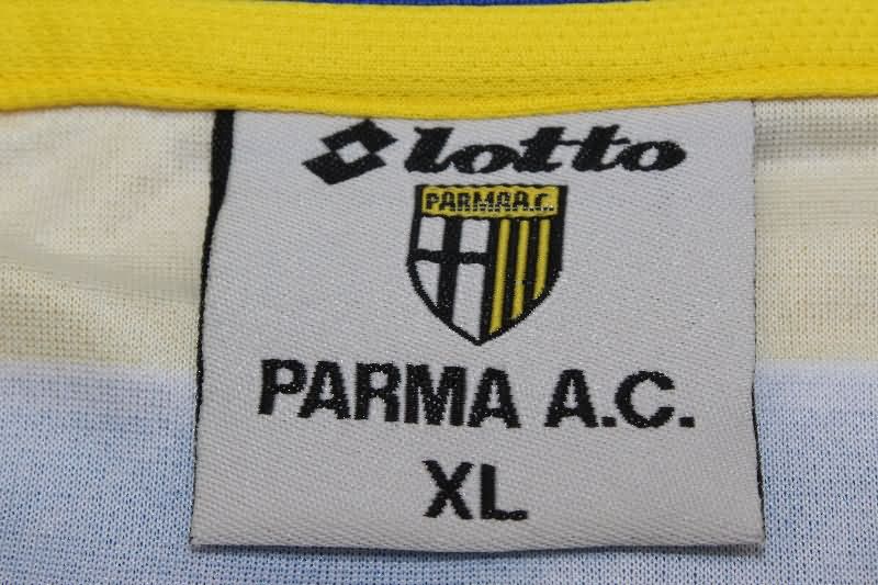 AAA Quality Parma 1998/99 Home Retro Long Sleeve Soccer Jersey