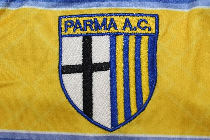 AAA Quality Parma 1998/99 Home Retro Long Sleeve Soccer Jersey