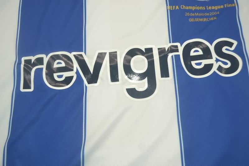 Porto Soccer Jersey Home UCL Final Retro Replica 2003/04