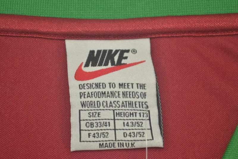 Portugal Soccer Jersey Home Retro Replica 1998