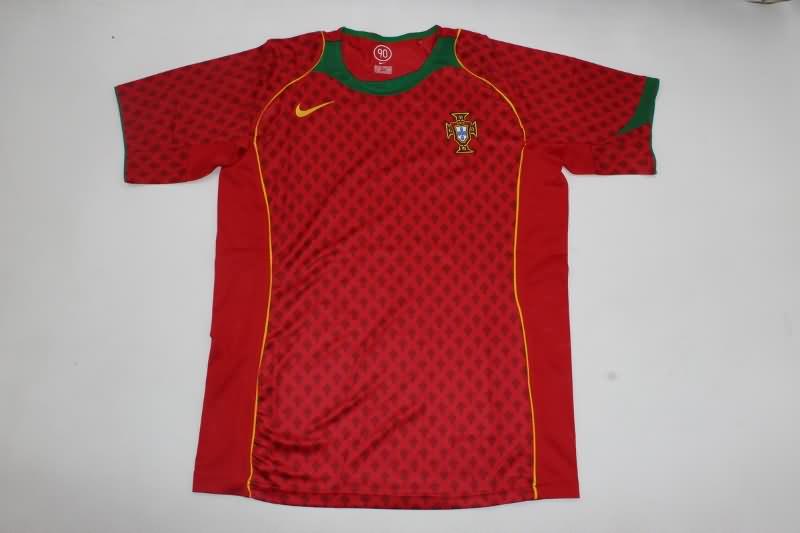 Portugal Soccer Jersey Home Retro Replica 2004 Portugal Soccer Jersey Home Retro Replica 2004