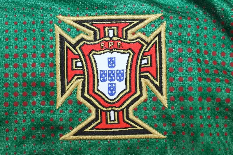 AAA Quality Portugal 2010 Home Long Sleeve Retro Soccer Jersey (Player)