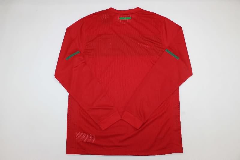 AAA Quality Portugal 2010 Home Long Sleeve Retro Soccer Jersey (Player)