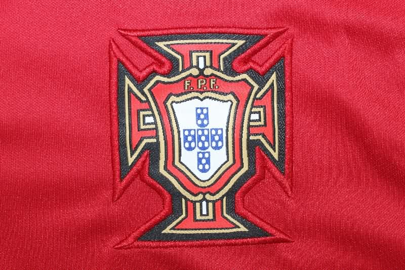 AAA Quality Portugal 2020 Home Long Sleeve Retro Soccer Jersey