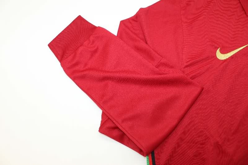 AAA Quality Portugal 2020 Home Long Sleeve Retro Soccer Jersey