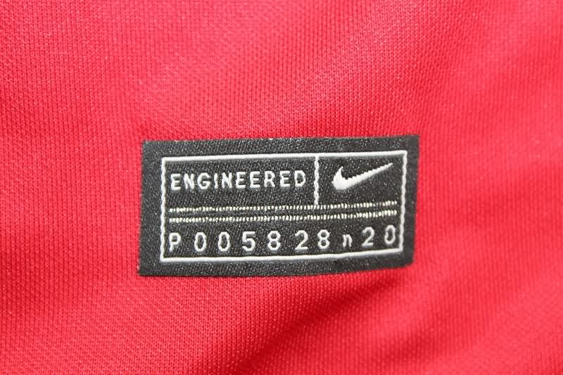 AAA Quality Portugal 2020 Home Long Sleeve Retro Soccer Jersey