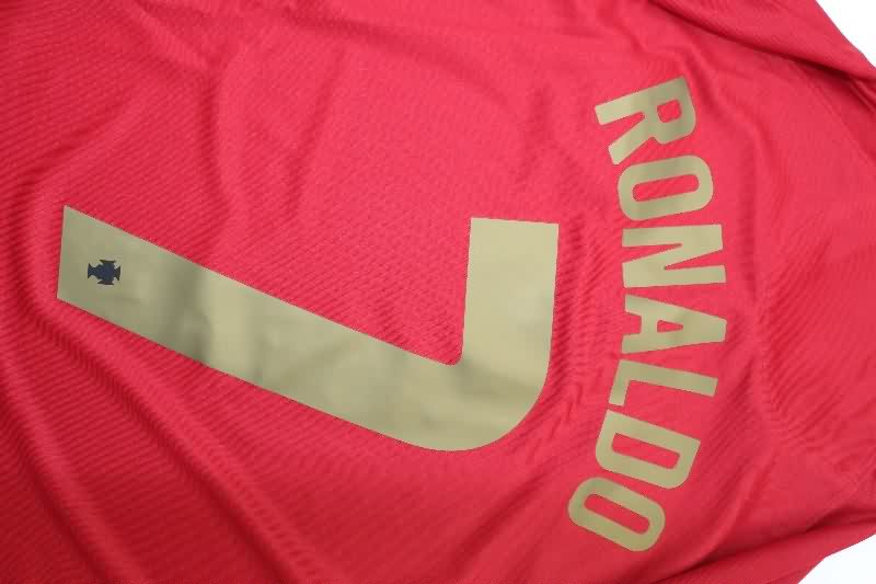 AAA Quality Portugal 2020 Home Long Sleeve Retro Soccer Jersey