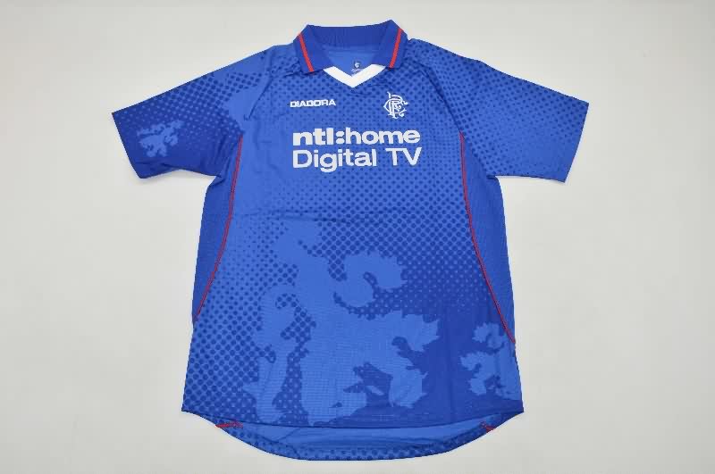 Rangers Soccer Jersey Home Retro Replica 2002/03