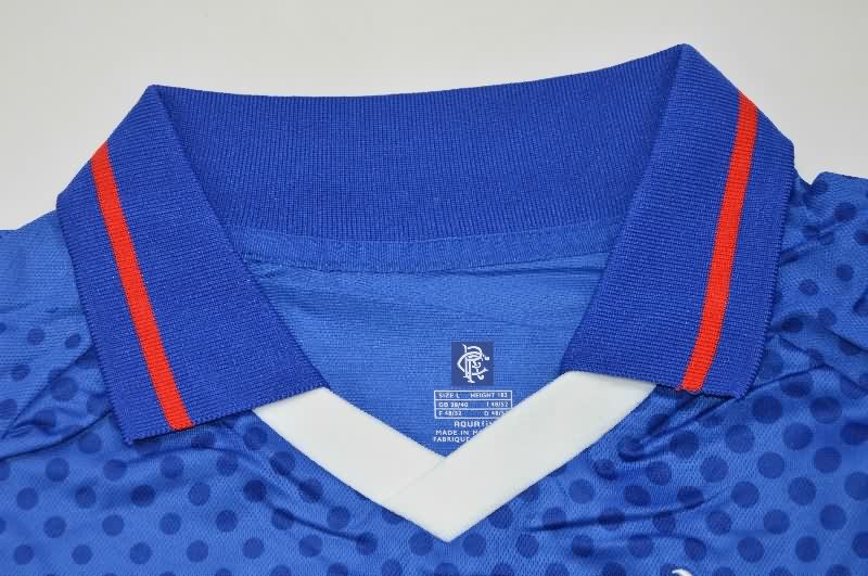 Rangers Soccer Jersey Home Retro Replica 2002/03