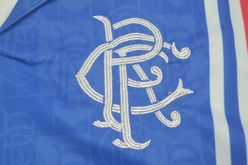 Rangers Soccer Jersey Home Retro Replica 1996/97