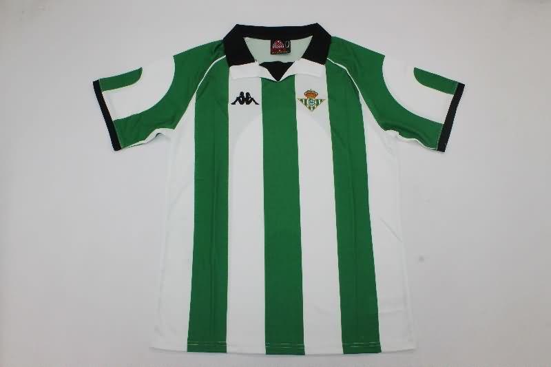 Real Betis Soccer Jersey Home Retro Replica 1998/99