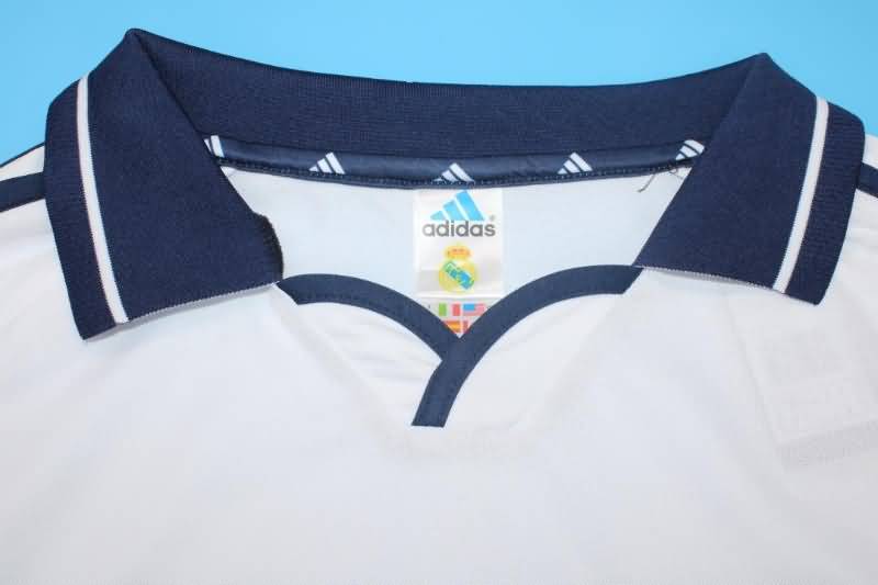 Real Madrid Soccer Jersey Home Retro Replica 2000/01