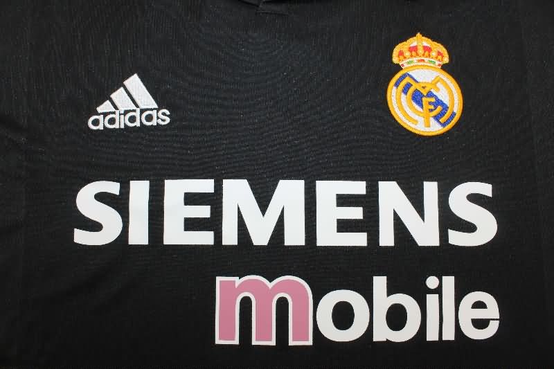 Real Madrid Soccer Jersey Away Retro Replica 2002/03