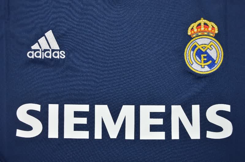 AAA Quality Real Madrid 2005/06 Away Long Sleeve Retro Soccer Jersey