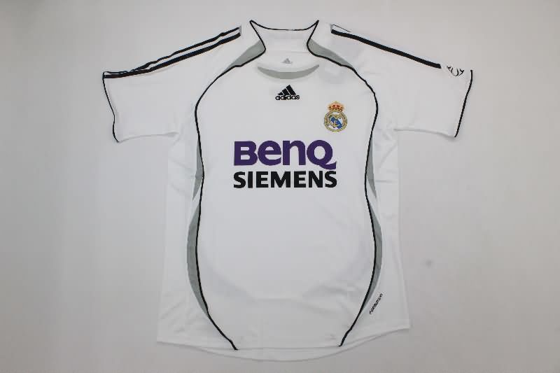 AAA Quality Real Madrid 2006/07 Home Retro Soccer Jersey (Player)