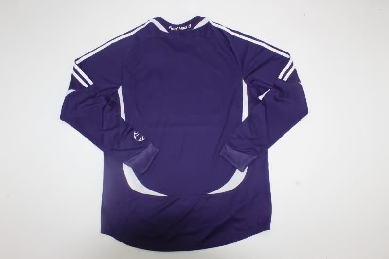 Real Madrid Soccer Jersey Third Long Sleeve Retro Replica 2006/07