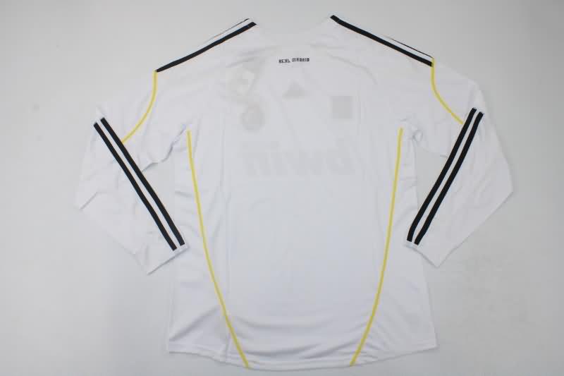 Real Madrid Soccer Jersey Home Long Sleeve Retro Replica 2009/10