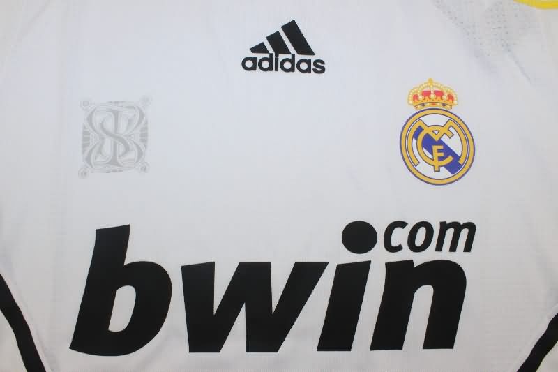 Real Madrid Soccer Jersey Home Long Retro (Player) 2009/10