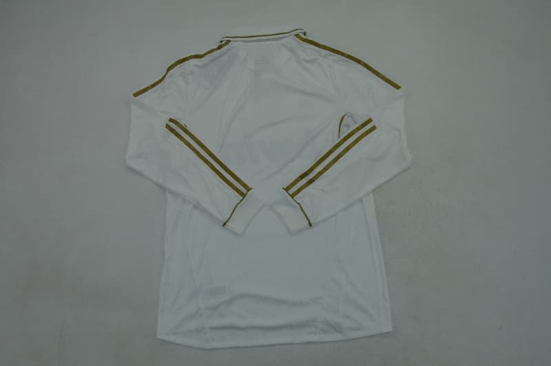 AAA Quality Real Madrid 2011/12 Home Retro Long Sleeve Soccer Jersey (Player)