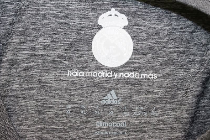 Real Madrid Soccer Jersey Away Long Sleeve Retro Replica 2015/16